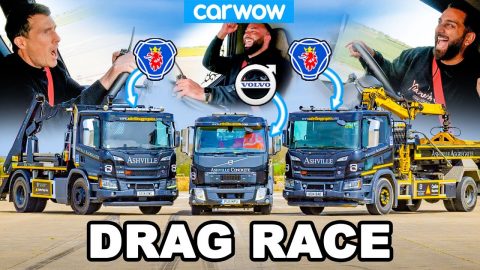 Volvo vs Scania: Truck DRAG RACE