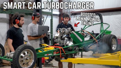 We Turbocharged our Harbor Freight 670cc Dragster