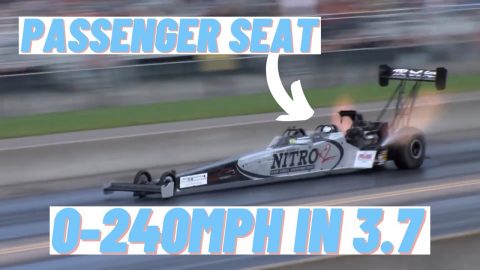 Worlds First Top Fuel Dragster Passenger Ride costs $9,995