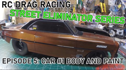 132 Foot RC Drag Racing: Street Eliminator Series: Episode 5: Car #1 Body and Paint