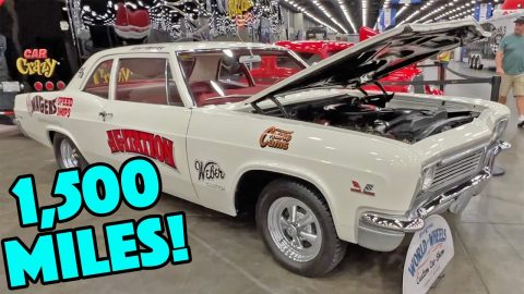 1,500 Mile BIG BLOCK Biscayne DRAG CAR & Automotive Oddities from Street Rod Nationals