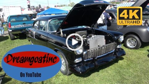 1955 Chevy Pro Street Car For Sale As Seen At Spring Carlisle 2022 Hot Rod and Custom 4K Video