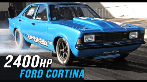2400hp Ford Cortina: How to run 6s on 275 Drag Radials