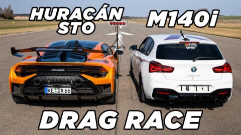700PS BMW M140i vs Lamborghini Huracán STO | DRAG RACE 🔥
