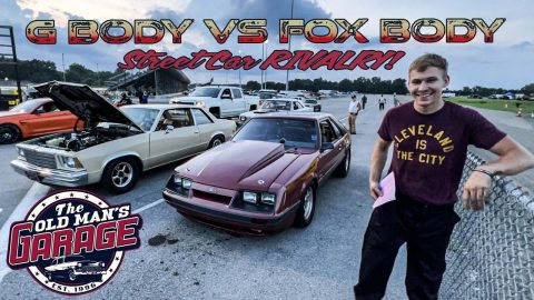 A RIVALY BORN!  Fox Body Mustang vs G Body Malibu!