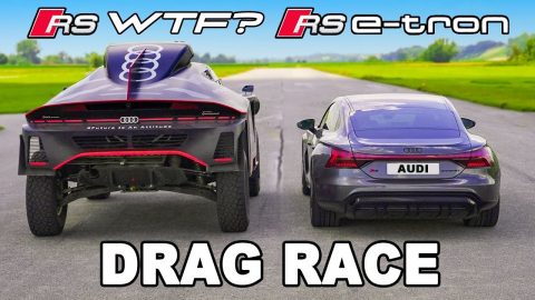 Audi RS e-tron GT v RS Q e-tron: DRAG RACE