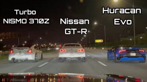 Boosted NISMO 370z VS GT-R, Huracan, & Tesla Plaid! + More Epic Street Racing!