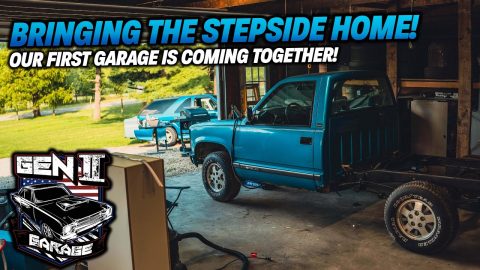 Bringing The Stepside Home! Our First Shop is Coming Together