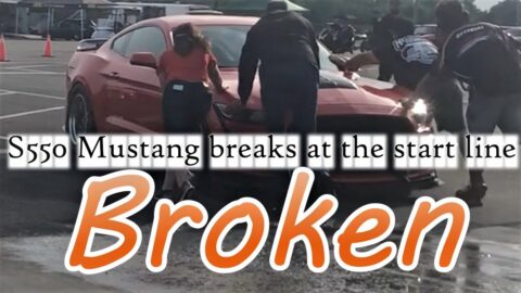 Broken   S550 Mustang Breaks while Trying to run 10.70 et