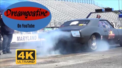 Burnouts Exhaust Sounds Staging at MIR 2 Dreamgoatinc Hot Rod Drag Car and Classic Muscle 4K Video
