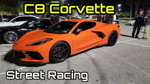 C8 Corvette Goes Street Racing! | Toyota Supra, Ford Mustang 5.0, Tesla Model 3!