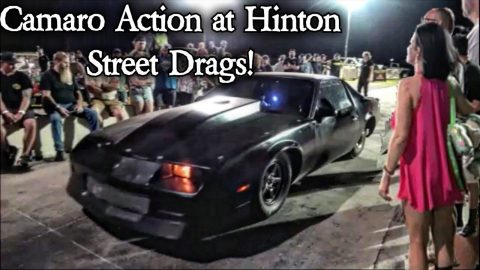 Camaro Action at Hinton Street Races!