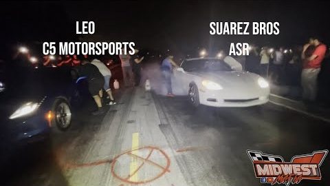 Chicago Street Racing: NA C6 Corvette vs Na C7 Corvette $2000