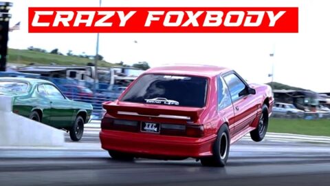 Crazy Foxbody Goes Rounds In High Dollar Bracket Racing!