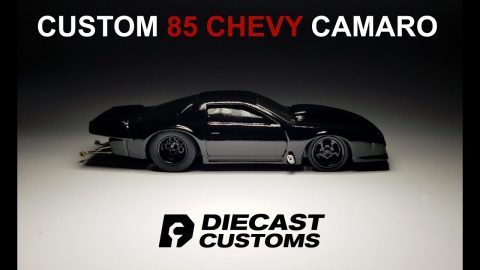 Custom Hot Wheels Camaro Drag Car