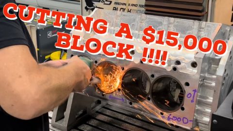 Cutting on a $15,000 Billet Block