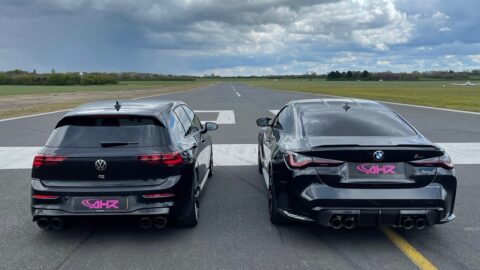 DRAG RACE! 2021 VW GOLF R VS NEW BMW M4 COMPETITION!