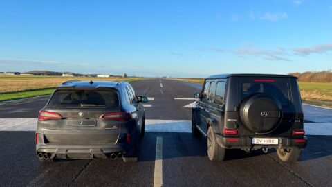 DRAG RACE! BMW X5M COMPETITION VS AMG G63!