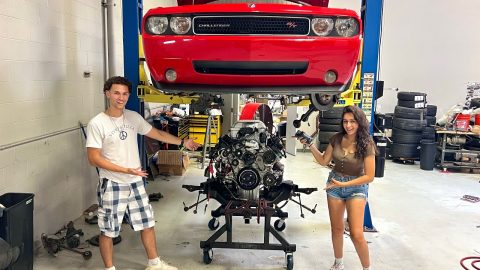 DROPPING 1000HP HELLCAT REDEYE ENGINE INTO CHALLENGER R/T