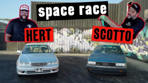 Do You Wanna Go?? Hert vs Scotto Slow Car Drag Race #spacerace (DTB 013)