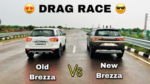 Drag Race of New Brezza Vs Old Brezza | Mechanical Jugadu