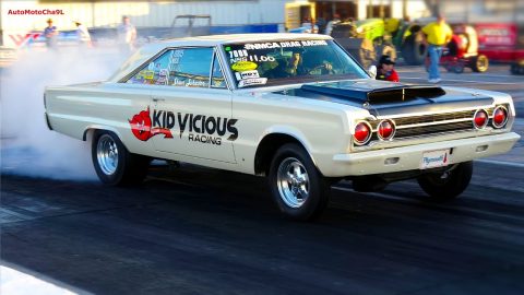 Drag Racing Victory Nostalgia Super Stock Muscle Cars 1959 to 1969 at World Wide Technology Raceway