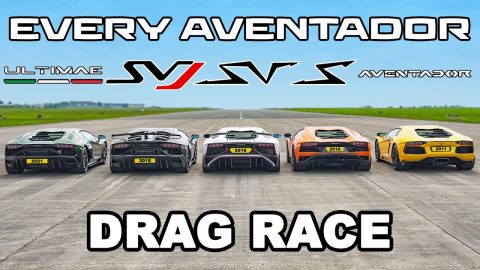 EVERY Lamborghini Aventador DRAG RACE
