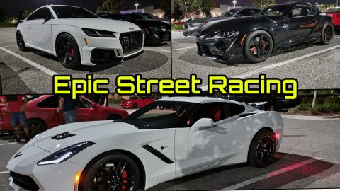Epic Mexico Street Racing! C7 Z06, Hellcat, Supras, TTRS, Nitrous C7, & More!