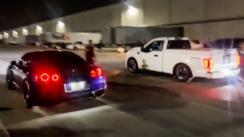 GTR bets against WRONG TRUCK in Drag Race!