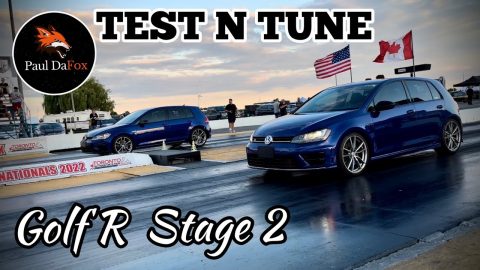 Golf R Test N Tune with Stage 2 EQT // 1320 Drag Racing 🏁