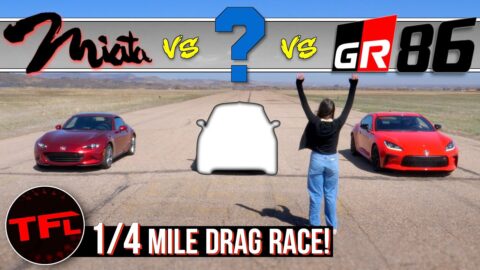 I Didn't Expect This -Toyota GR86 vs Mazda Miata vs THE Underdog Drag Race Quarter Mile Drag Race!