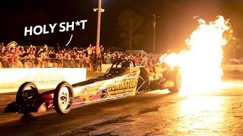 INSANE Jet car LAUNCH at Cleetus and Cars!