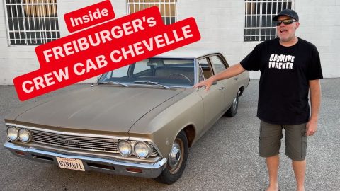 Inside Freiburger's '66 Crew Cab Chevelle