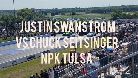 Justin Swanstrom vs Chuck Seitsinger Street Outlaws No Prep Kings Tulsa NPK 2022 Invitational