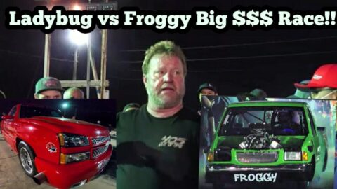 LadyBug vs Froggy Big Money Grudge Race Flagged by Reaper!!!