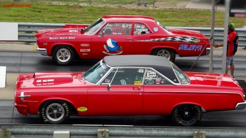 Legends of the Past Drag Racing Victory Nostalgia Super Stock Cars at Eddyville Raceway