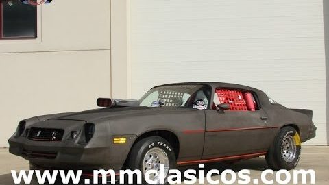 MM CLASICOS CHEVROLET CAMARO 1979 DRAGSTER MUSCLE CAR
