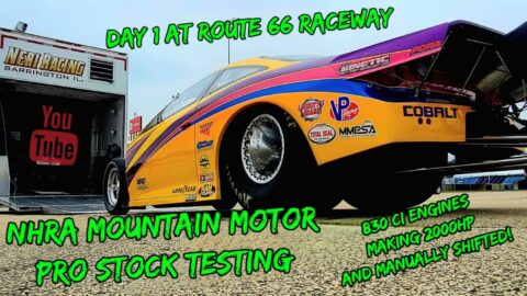Mountain Motor Pro Stock Testing Day 1; Route 66 Raceway