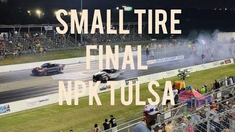 NPK Small Tire Final Brent Self vs Turbo Mustang  Street Outlaws No Prep Kings Tulsa