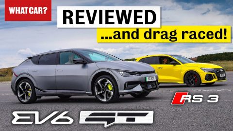 New Kia EV6 GT review – plus drag race against Audi RS3! | What Car?