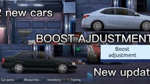 New update 2 NEW CARS - BOOST ADJUSTMENT (Drag racing streets)
