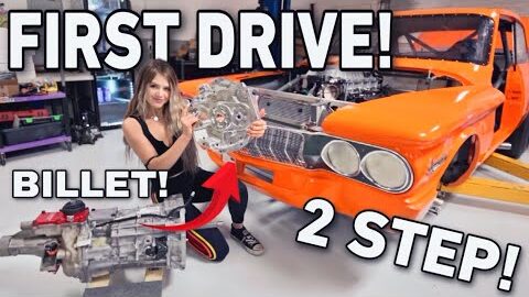 Our SECRET WEAPON + FIRST DRIVE in the Dodge Lancer GT Drag Build!!