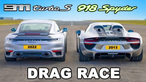 Porsche 918 Spyder v 911 Turbo S: DRAG RACE