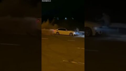 Russia - Street Racer Drifts Into Crowd