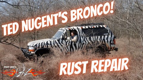 Rust Repair on TED NUGENT's Ford Bronco - Stacey David's Gearz S1 E1