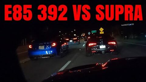 SUPRA OWNER THOUGHT I WAS STOCK...WRONG,STREET RACING