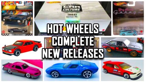 Showcase - Hot Wheels Mustang Mach 1, Carculture Boxset, Escort RS2000, Entertainment Set, Dragster.
