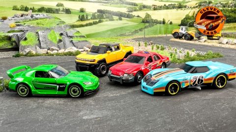 Street Racing with 36 drifting Diecast Model Cars
