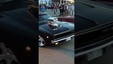 Sylvester Stallone's  2000 HP 1968 Dodge Charger - Savage Burnout #Shorts