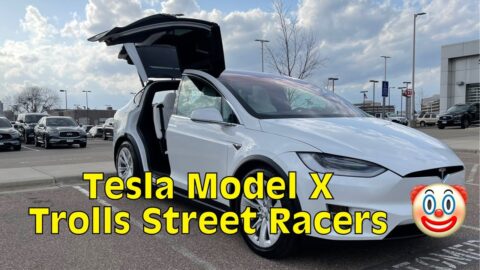 Tesla Model X goes STREET RACING!